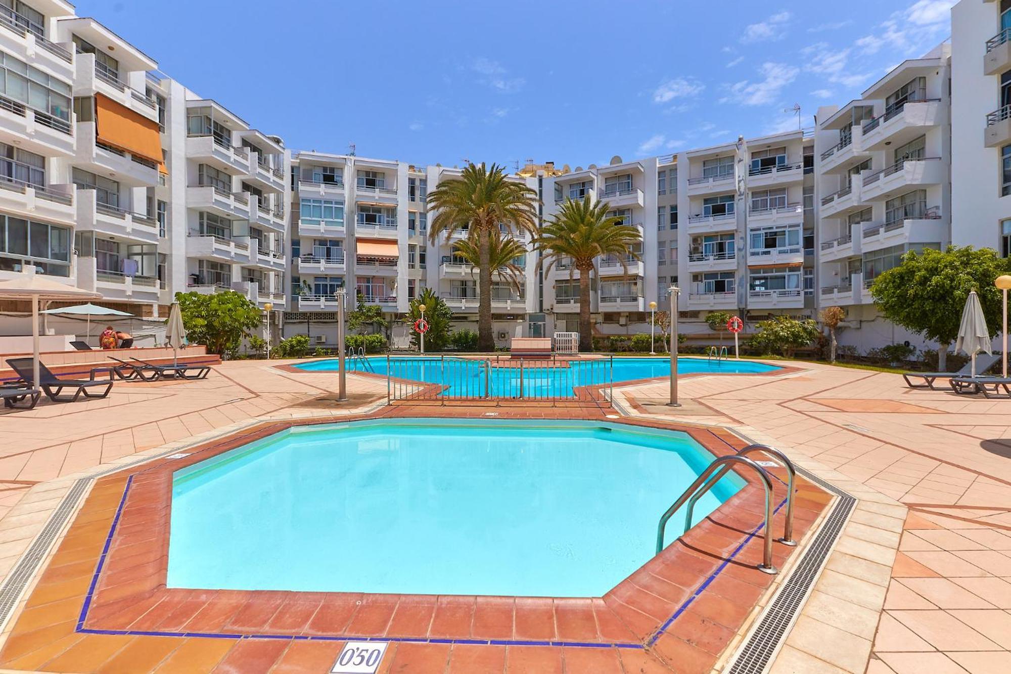 Barbados Playa Del Ingles Apartamento San Bartolomé Dış mekan fotoğraf