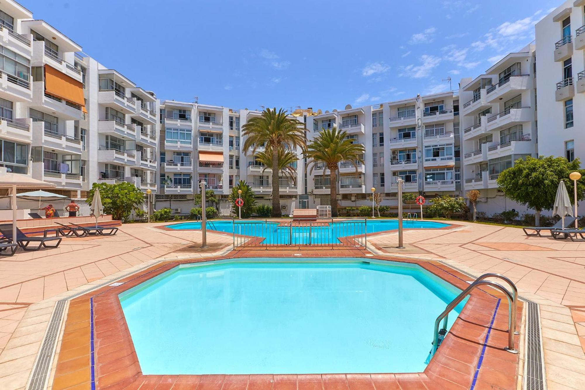 Barbados Playa Del Ingles Apartamento San Bartolomé Dış mekan fotoğraf